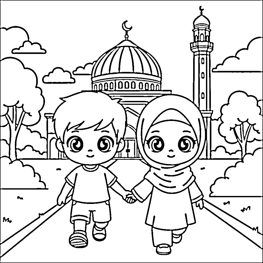 gambar anak muslim